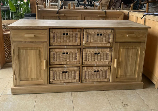 Buffet Cupboard with baskets