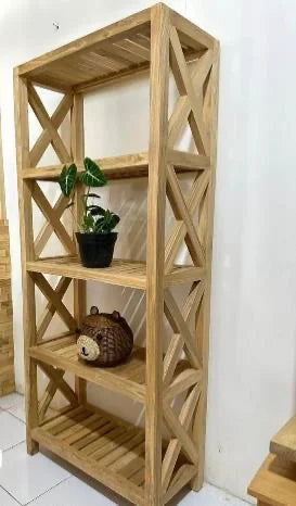 Timber Book Shelf