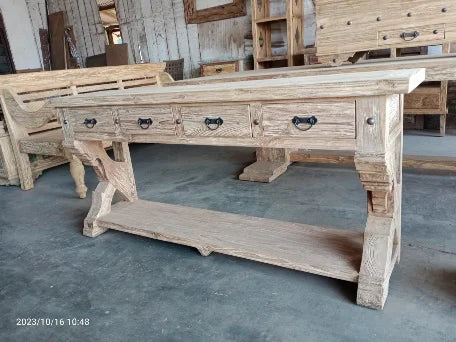 4 Draw Console Table