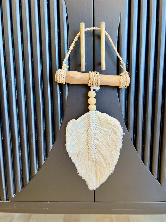 White Hanging Leaf