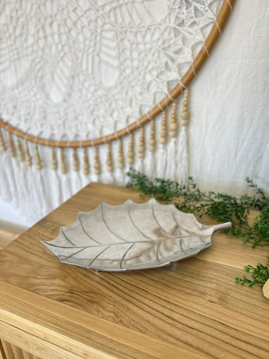 Silver leaf dish