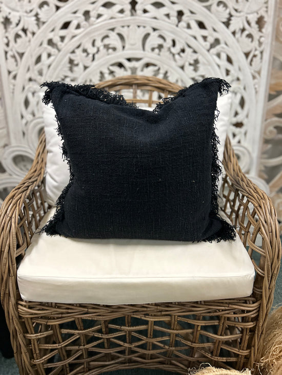 Natural Black Cushion