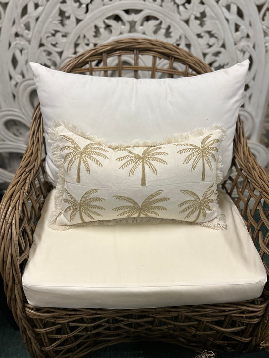 Gold Palm cushion